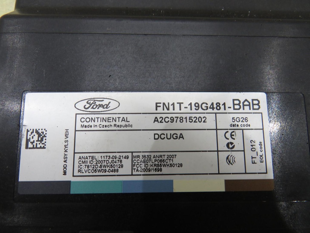 фото №5, Модуль комфорта ford ecosport fn1t-19g481-bab