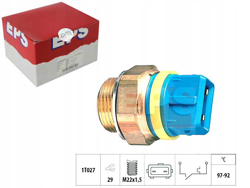 фото №1, Выключатель вентилятора радиатора citroen eps