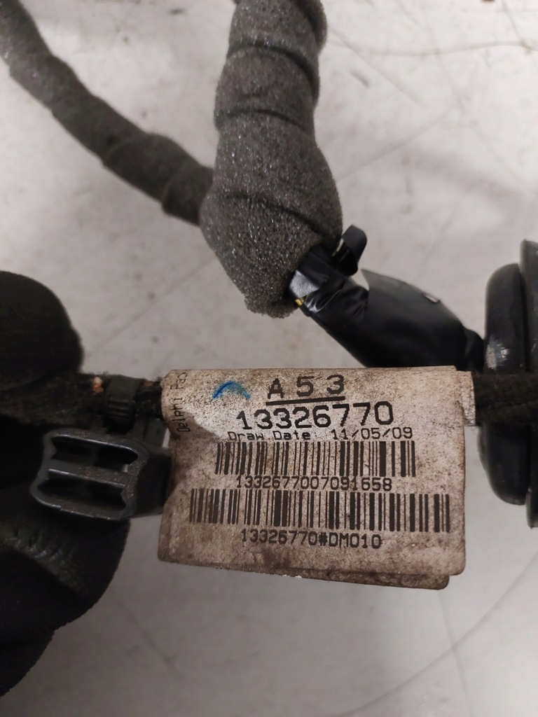 фото №6, Джгут двері правий перед opel insignia