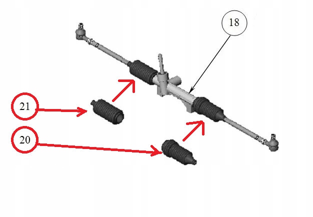 фото №4, Пильник рейки рульового управління aixam microcar ligier chatenet jdm bellier grecav