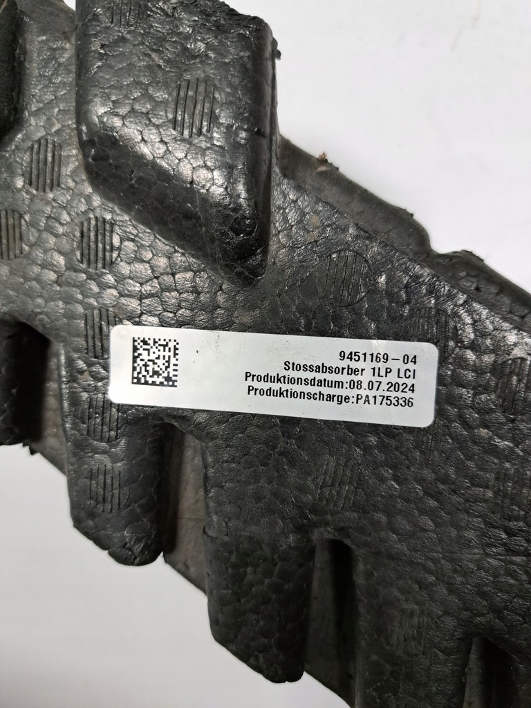 фото №9, Bmw g01 lift lci абсорбер пена 9451169 датчик защиты пешеходов 5a4fa99