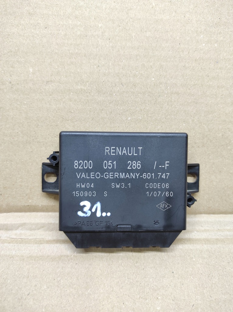 фото №1, Модуль блок керування pdc renault laguna ii 8200051286