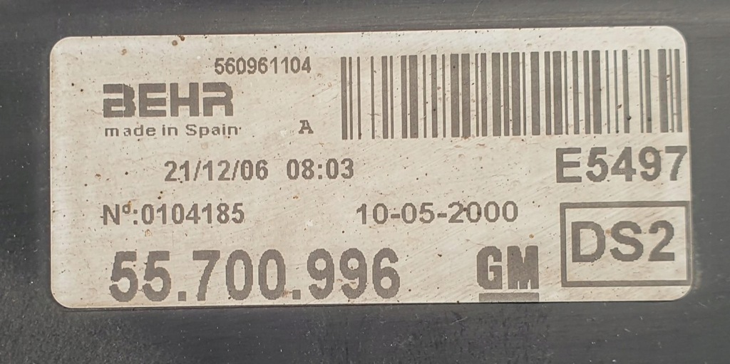 фото №6, Вентилятор радіатора opel corsa d 55700341