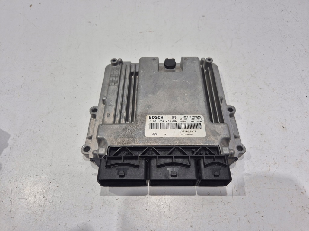 фото №1, Бортовой компьютер ecu блок управления двигателя renault clio iv 4 kangoo ii 2 0281030438