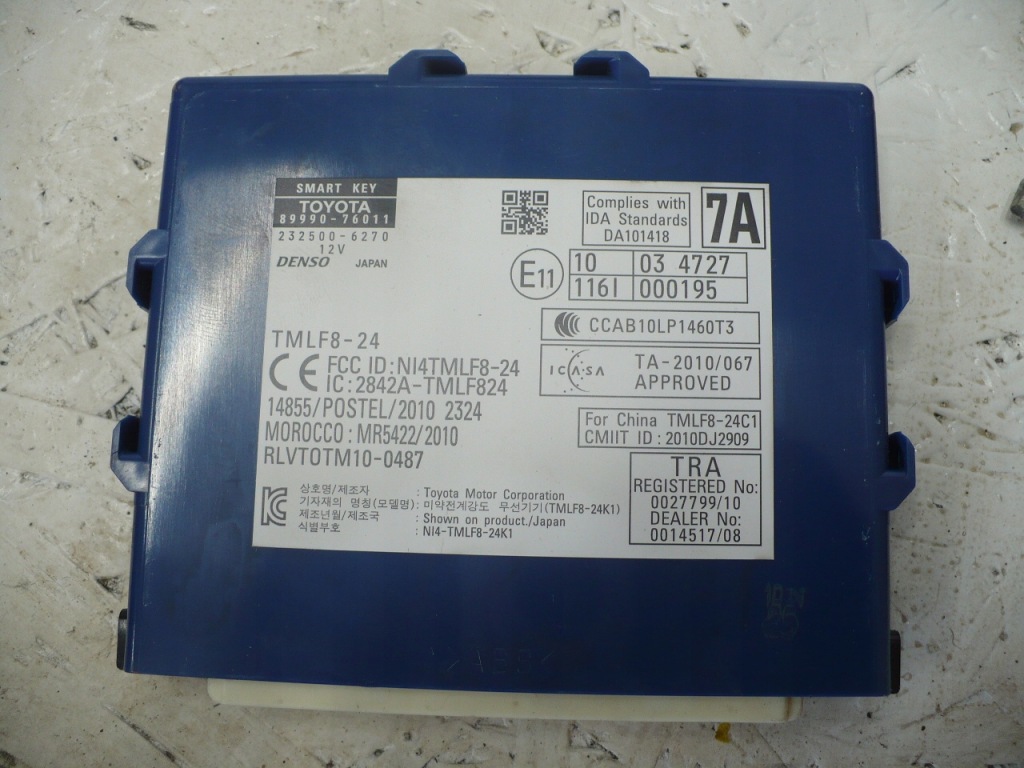 Купити Модуль smart key lexus ct200h 10-