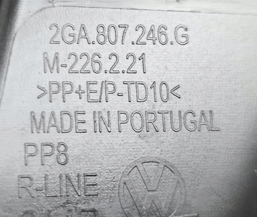 фото №3, Vw t-roc r-line 2ga решітка бампера права задня 2ga807246g