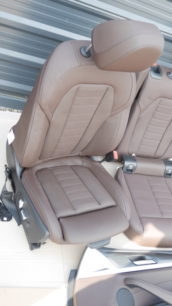 фото №9, Bmw x3 g01 lci сиденья электрический заднее сиденье обшивки кожа шторки задняя nowe