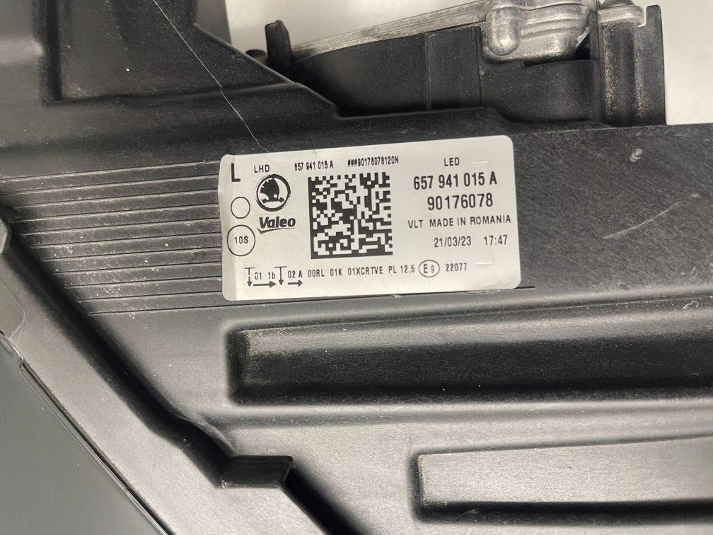 фото №4, Лампа передняя левая skoda scala full led 657941015a