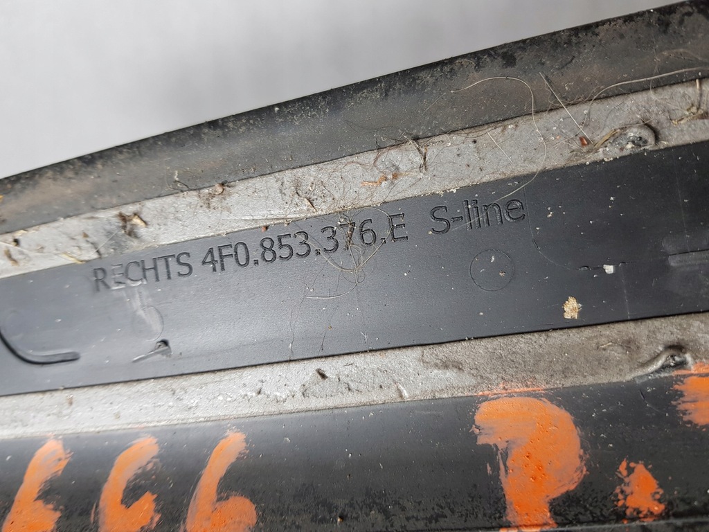 фото №5, Молдинг порог 4f0853376e audi a6 c6 правый задняя