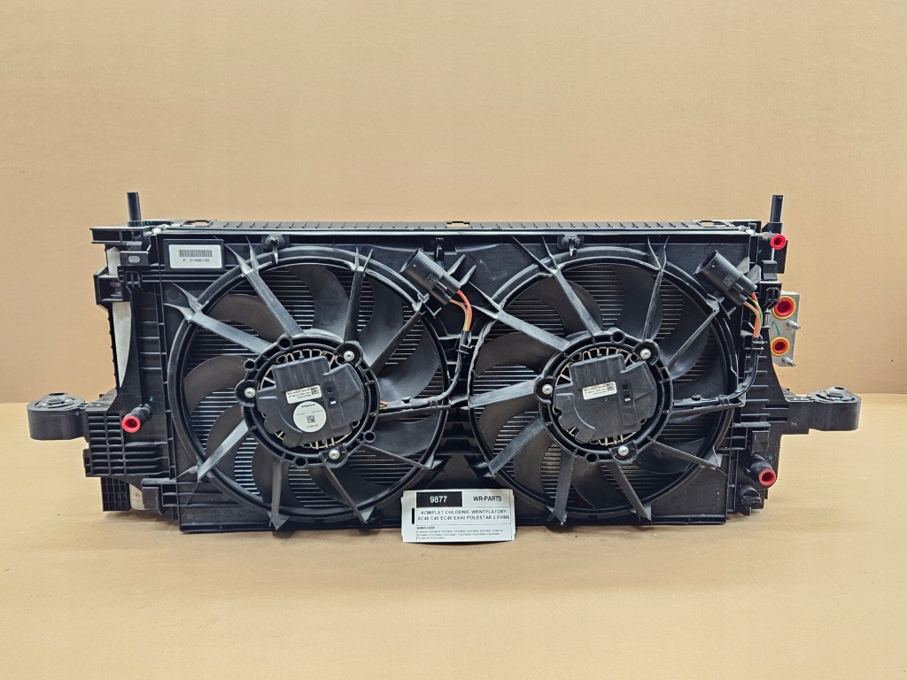 фото №1, Комплект радиатор вентиляторы volvo xc40 c40 ec40 ex40 polestar 2 ev400