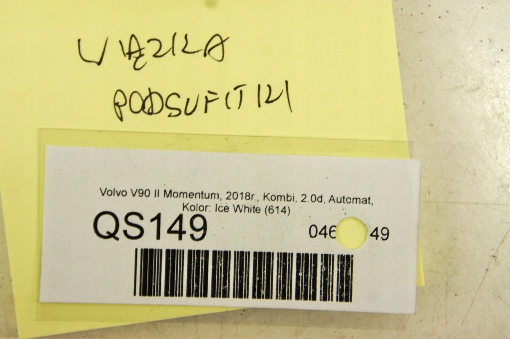 Qs149 volvo v90 16- джгут стельовий 31682238-ac Зі Шроту