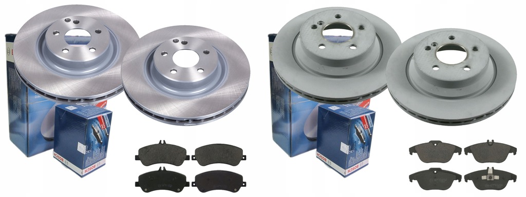 фото №1, Тормозные диски тормозные колодки p+t bosch mercedes glk x204 330mm