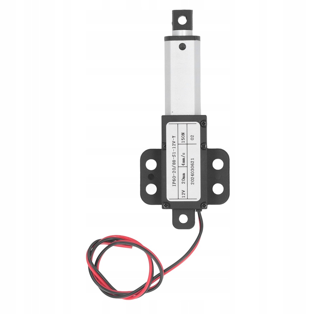 фото №9, Електричний привід лінійний 20mm хід 150n ipx4 двигун циліндра liniowego