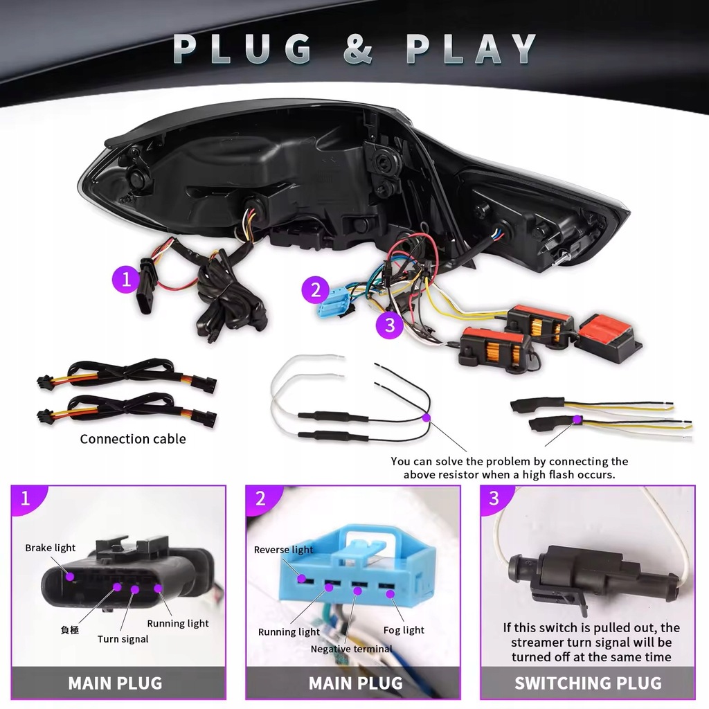 фото №15, Полный модуль задних света led автомобиля dla bmw 4 m4 f32 f33 f36 f82 f83 2013-2020