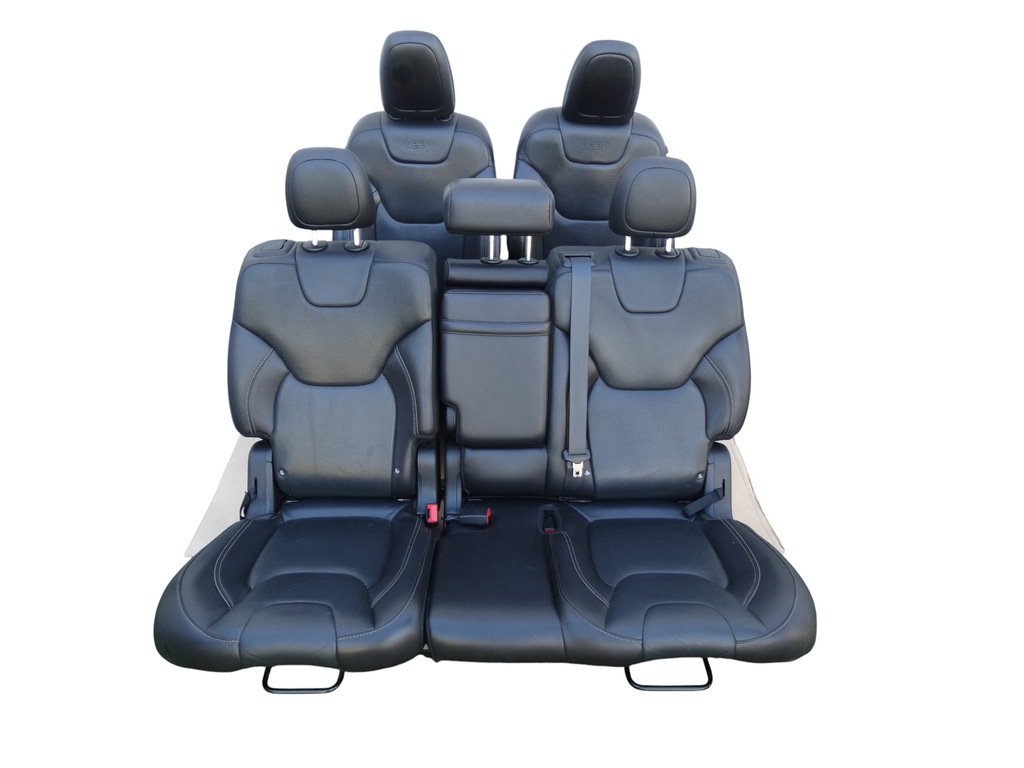 фото №8, Jeep cherokee v kl сидіння заднє сидіння czarna шкіра підігрів вентильовані подушки безпеки