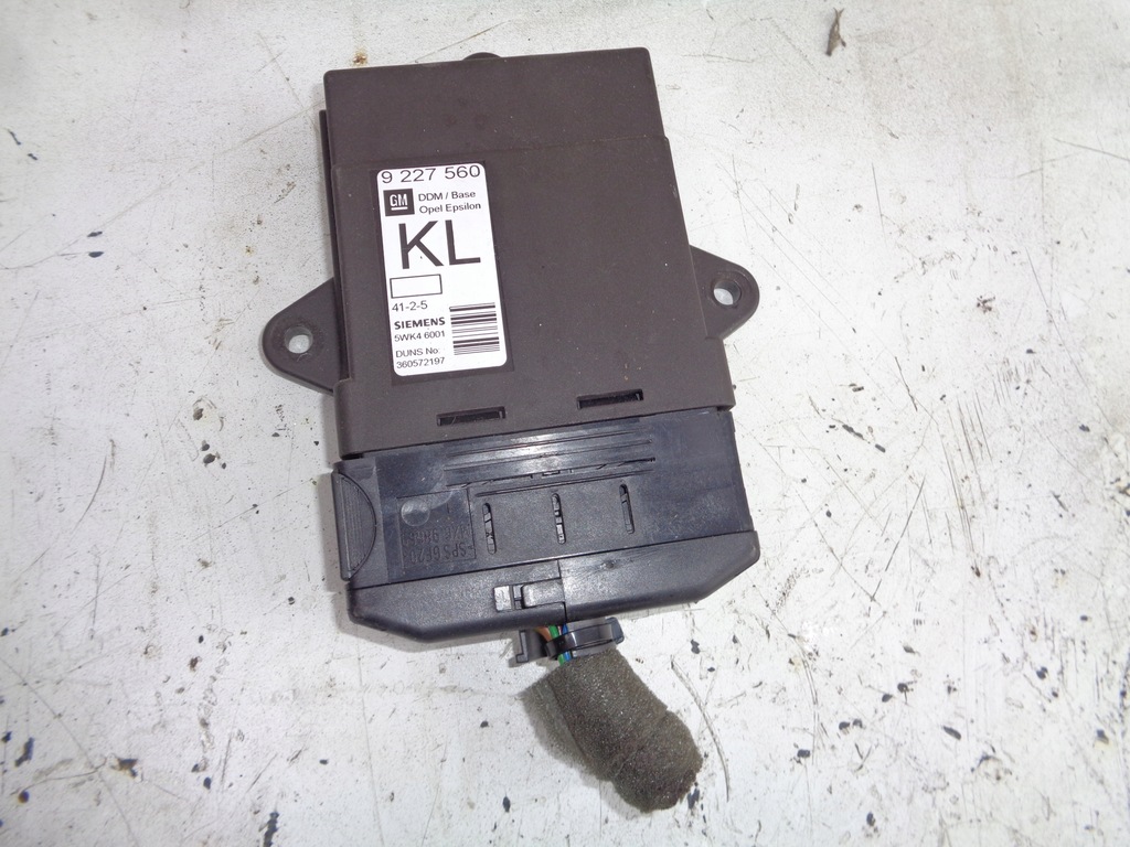 фото №1, Модуль блок керування двері vectra opel оригінальний номер 9227560
