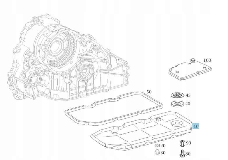 Купить Оригинальная поддон масляная 722.8
