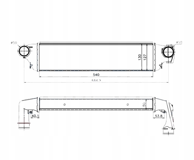 Купить Bmw 3 e46 01-05 интеркулер