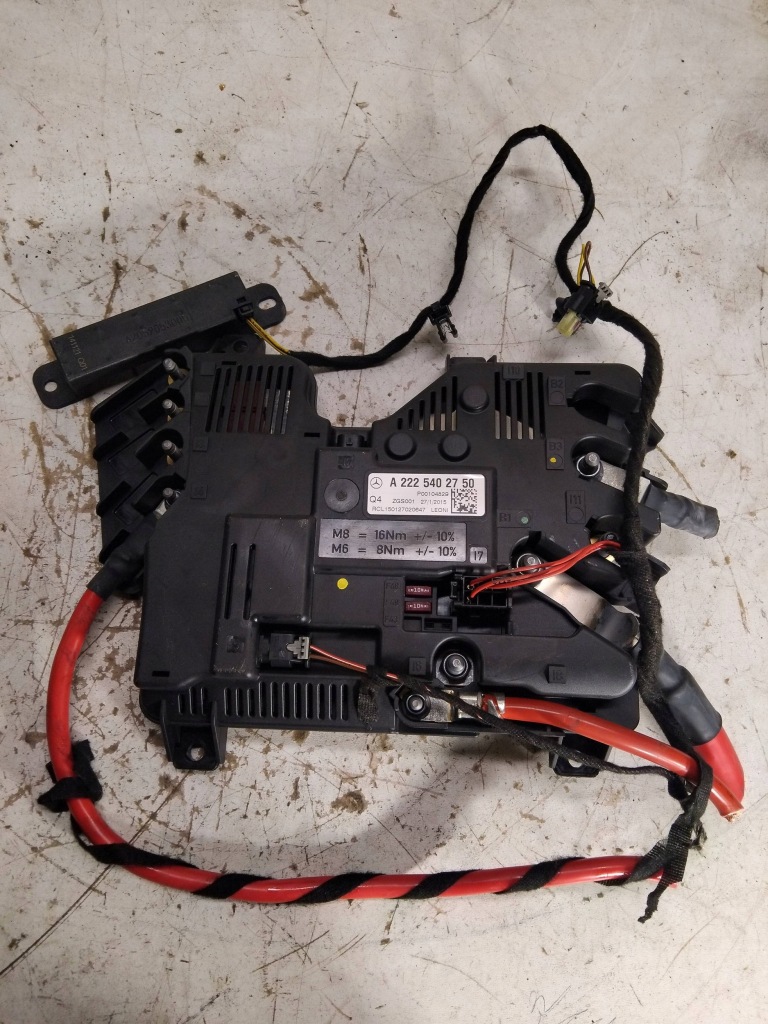 фото №1, Mercedes-benz s w222 2014 клеми