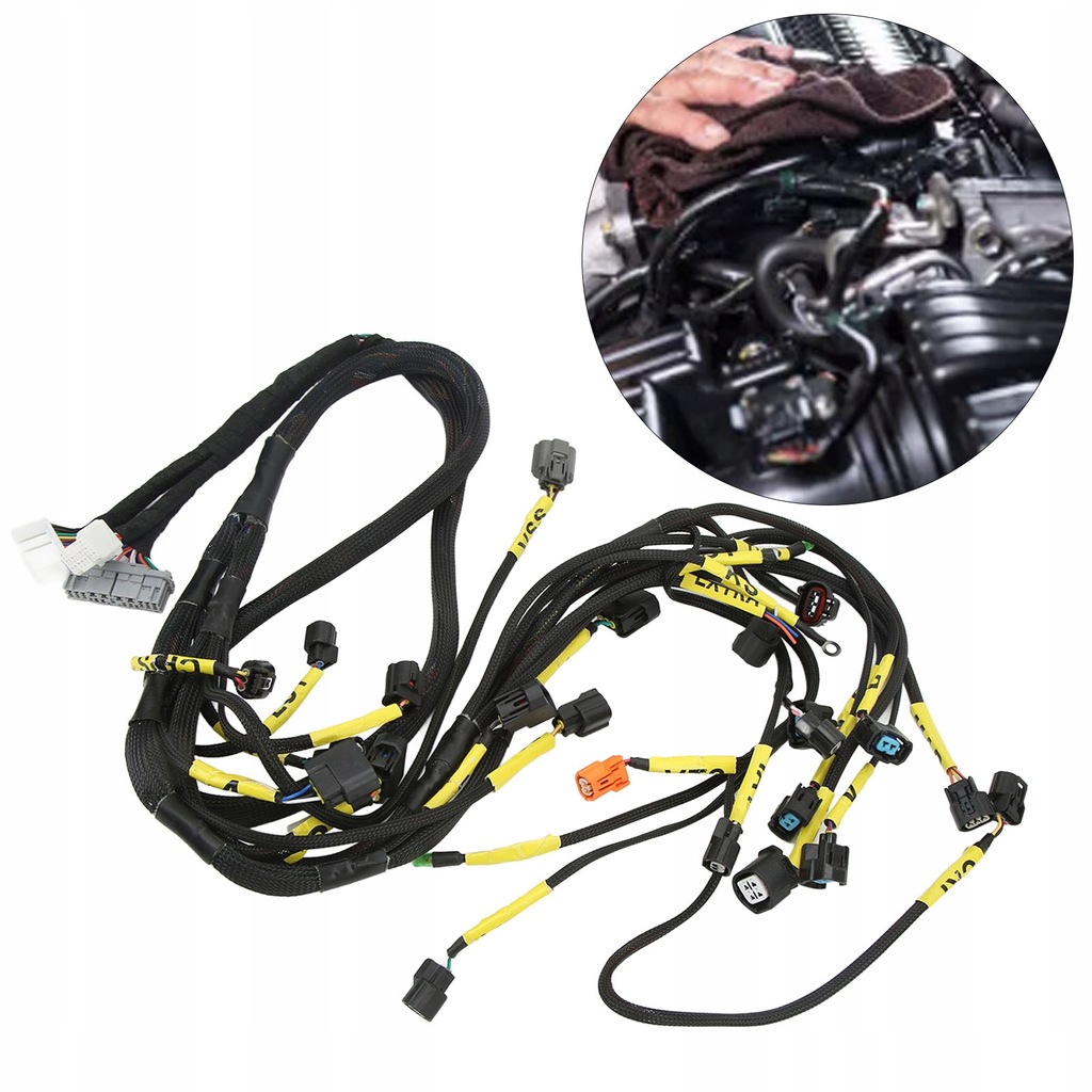 фото №8, Джгут трубопровід двигуна гнучка ізоляція замінник проводка q3