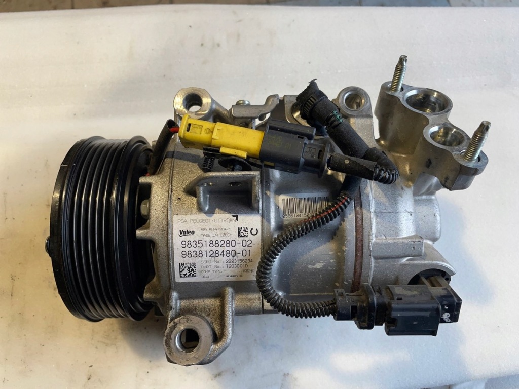 Peugeot citroen opel 1.2 thp компресор кондиціонера 9835188280 в Україні