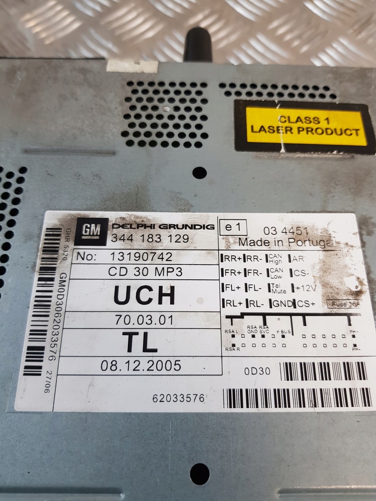 фото №6, Радио cd 13190742 + дисплей 13178570 opel zafira b