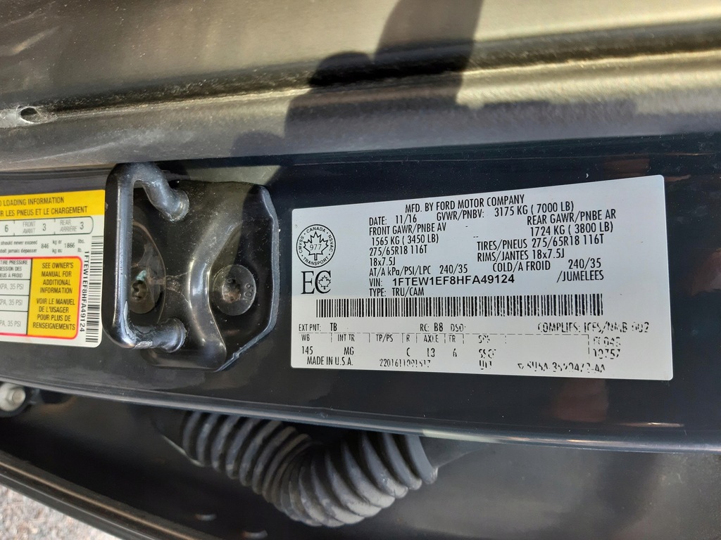 фото №11, Капот бампер лампа крила ford f150 f 150 kompletny перед tb 2017r