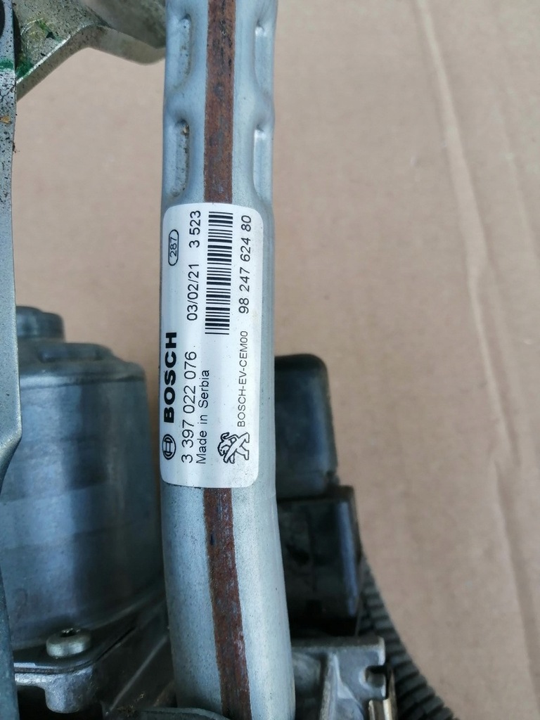 фото №6, Citroen ds7 peugeot 3008 ii 5008 ii механизм дворник 9824762480