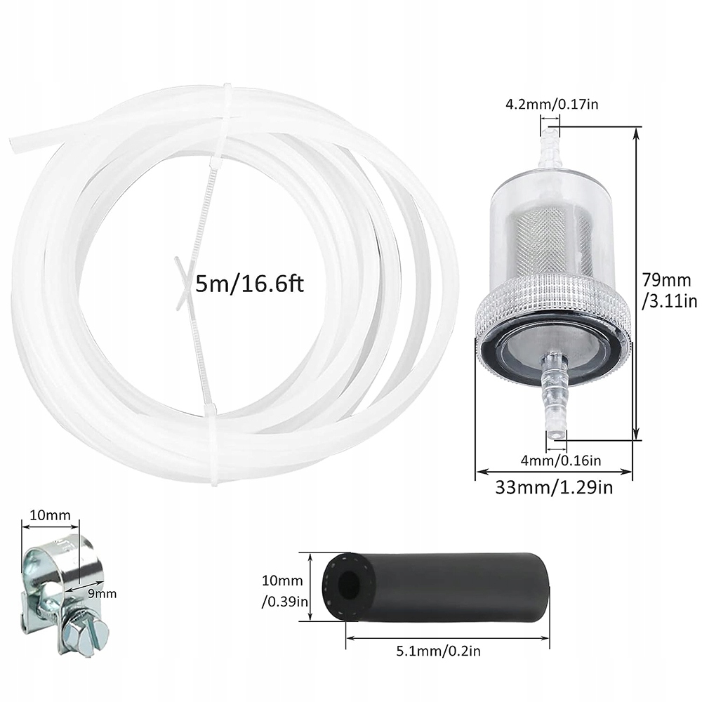фото №11, Фільтр filterek пального набір do webasto eberspacher шланги 5m
