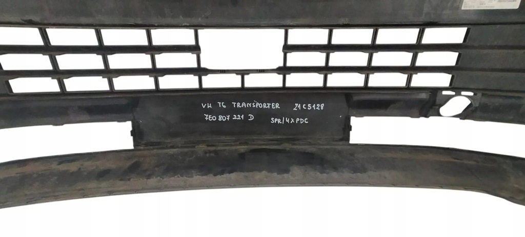 фото №10, Vw t6 transporter 15-19 бампер передний перед 7e0807221d 4xpdc