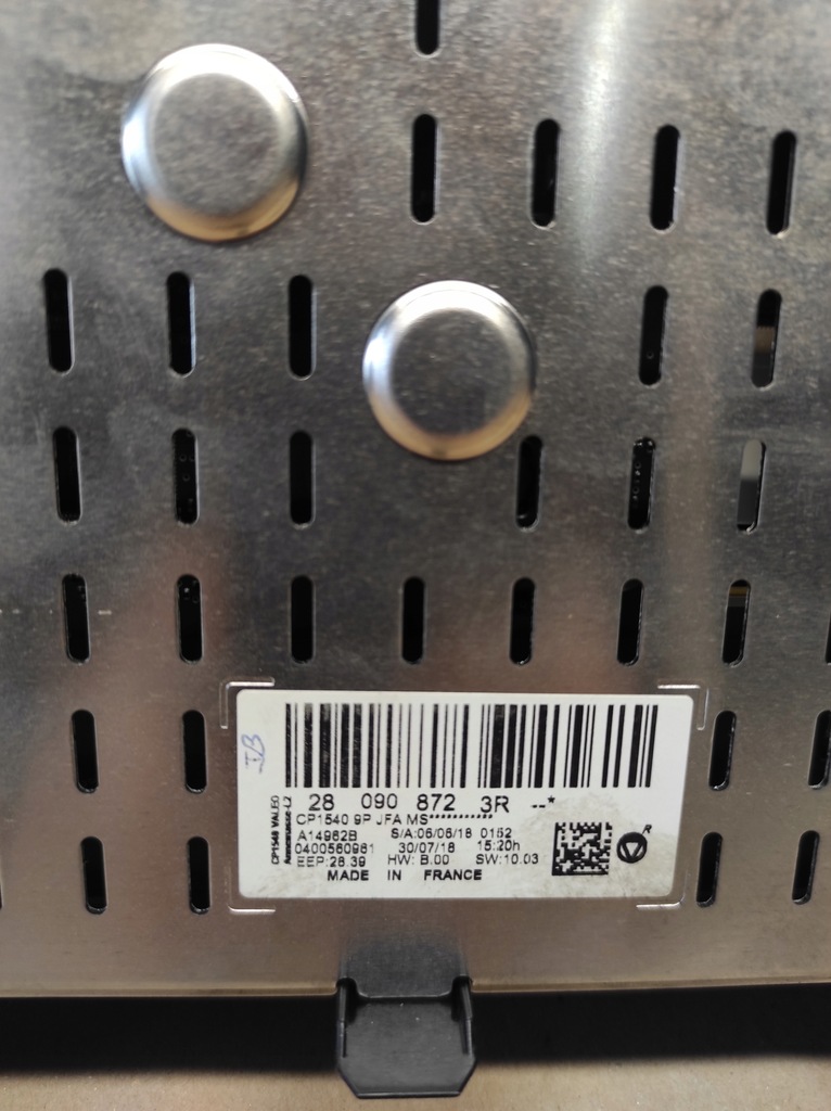 фото №6, Дисплей екран радіо навігації renault scenic iv 280908723r