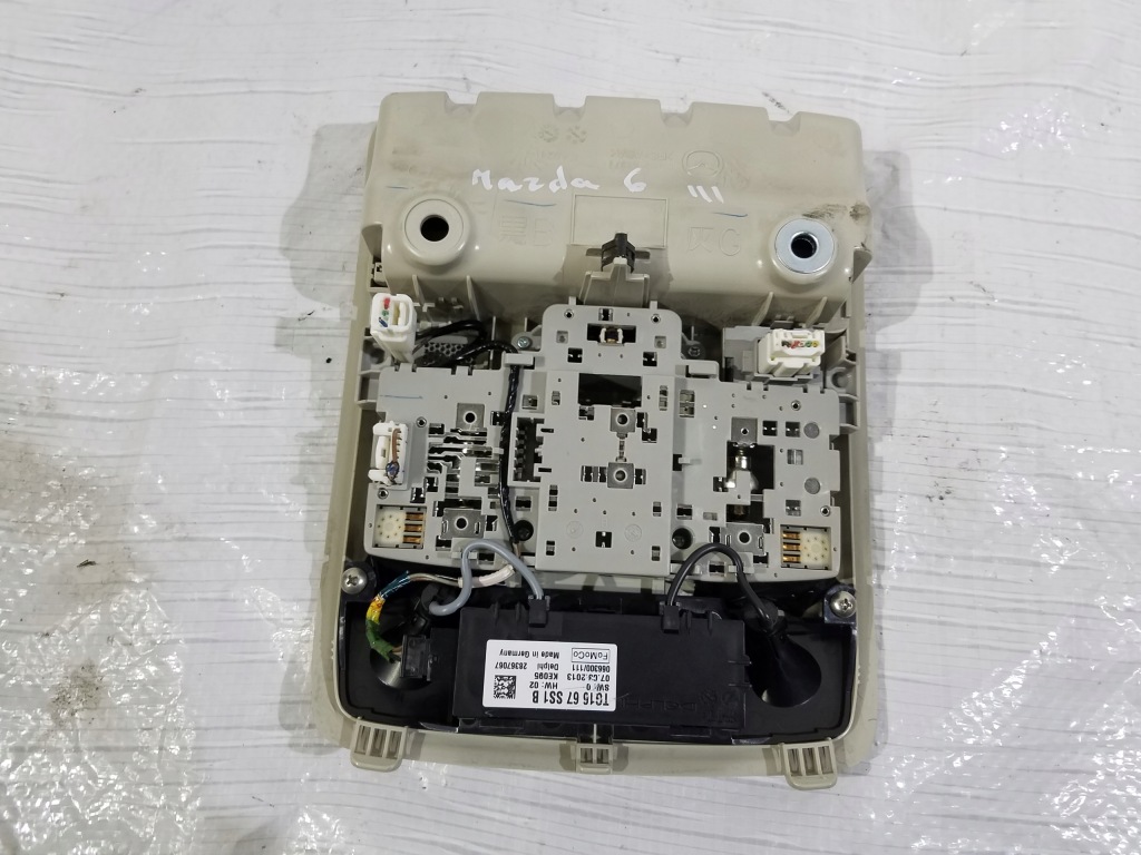 фото №3, Лампа стельовий mazda 6 gj kombi