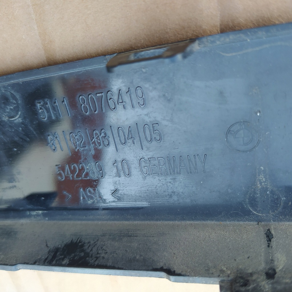 фото №7, Молдинг бампера передня bmw g11 g12 lci m-pakiet