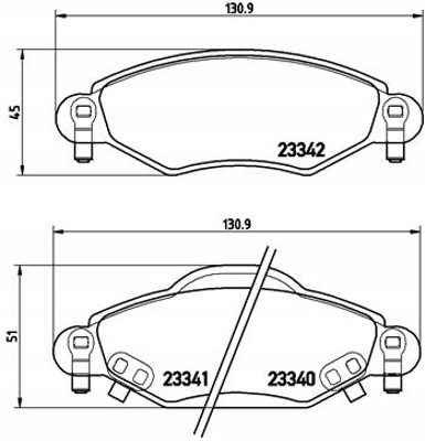 фото №4, Brembo тормозные колодки тормозные перед toyota yaris verso