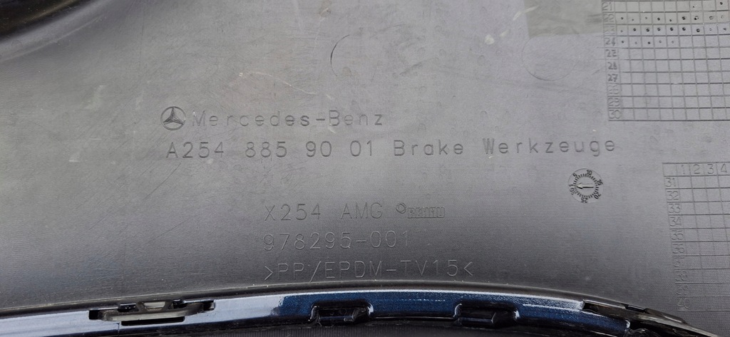 фото №10, Mercedes glc w254 x254 amg бампер задняя накладка a2548859001 a2548850502