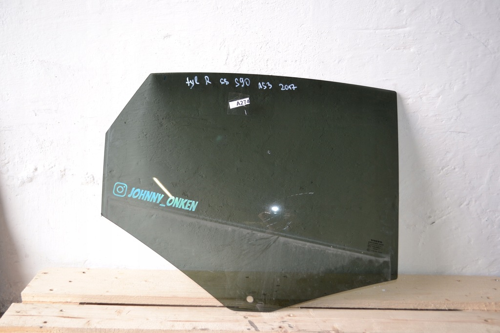 фото №1, Стекло дверь правый задняя as3 volvo s90 ii 2017