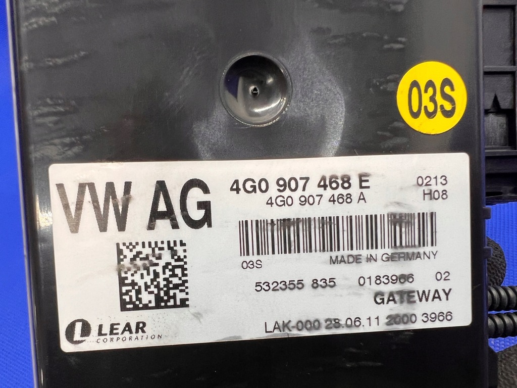 фото №5, Audi a6 a7 c7 4g модуль блок управления шлюз 4g0907468e 4g0907468a