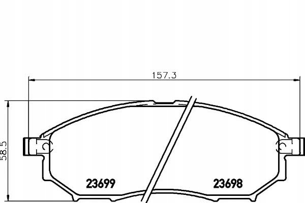 фото №1, Textar тормозные колодки ham. infiniti перед m 10-