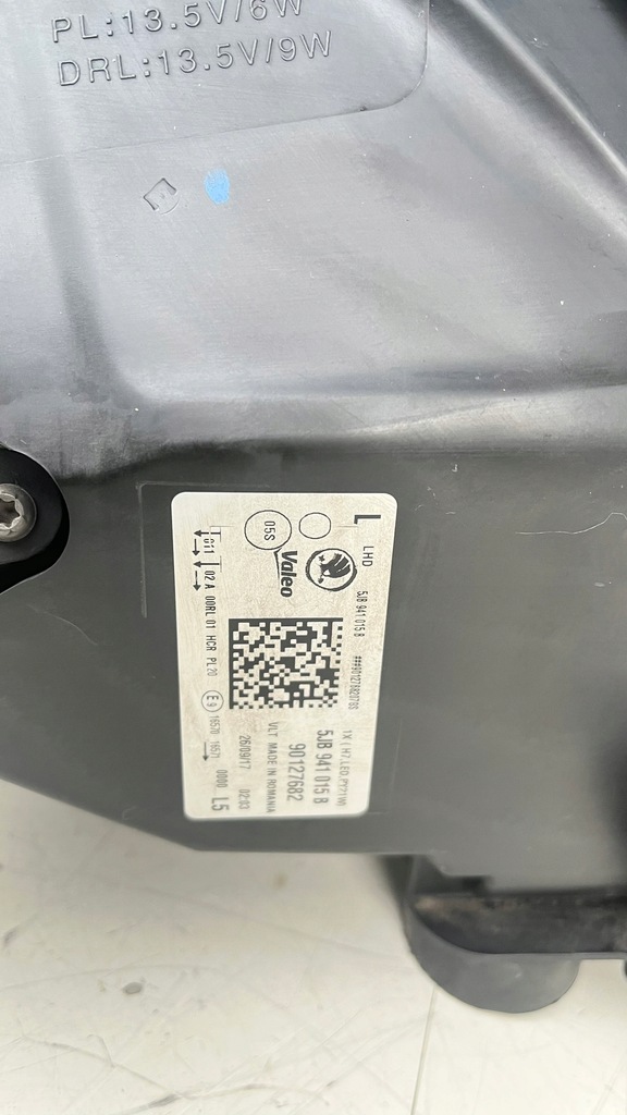 фото №7, Лампа ліва лівий фара skoda rapid led lift 16-