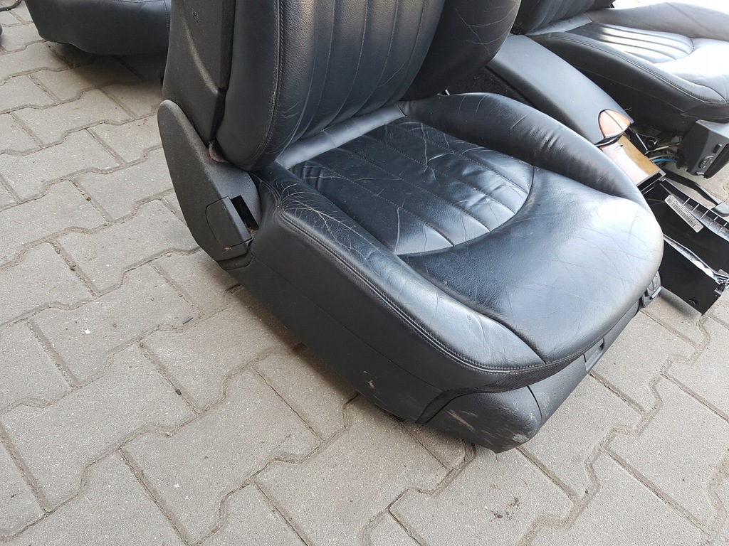 фото №8, Mercedes e klasa w211 lift kombi сиденья кожаный заднее сиденье