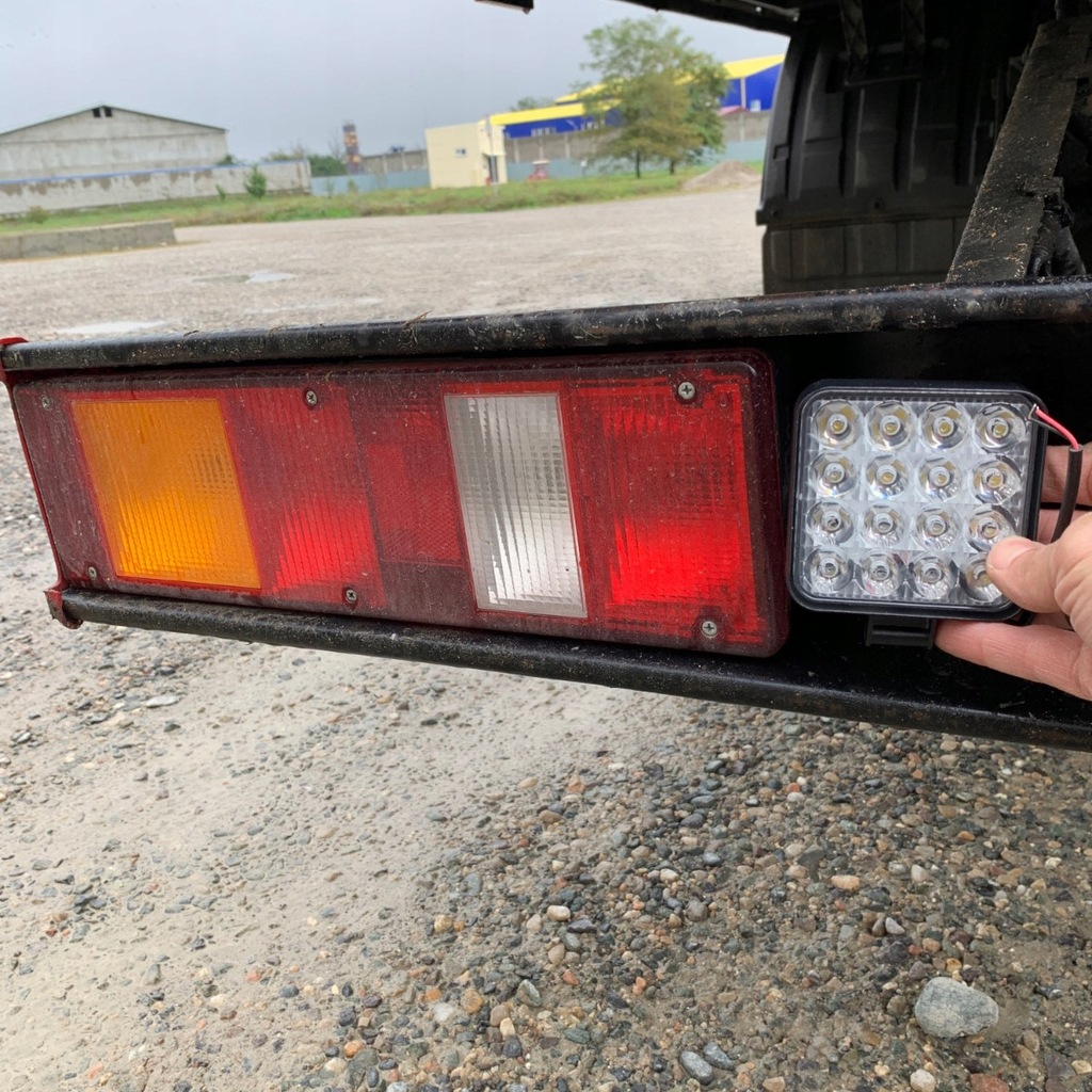 фото №12, Лампа рабочая противотуманная фара led 48w 16x3w 12v 24v