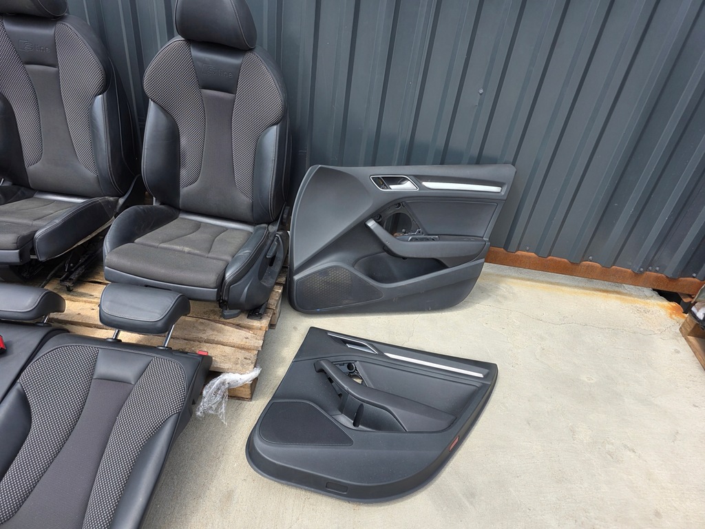 фото №7, Сидіння сидіння комплект audi a3 8v sportback 5-двері шкіра+ матеріал s line !!!