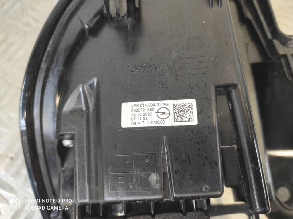 фото №8, Лампа ліва задня з вкладиш оригінал opel mokka ii b 2022 2023 9833721880