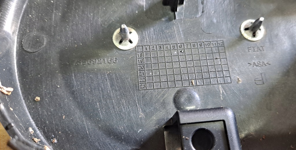 фото №6, Решітка радіатора fiat 500 x хром значок 735692166