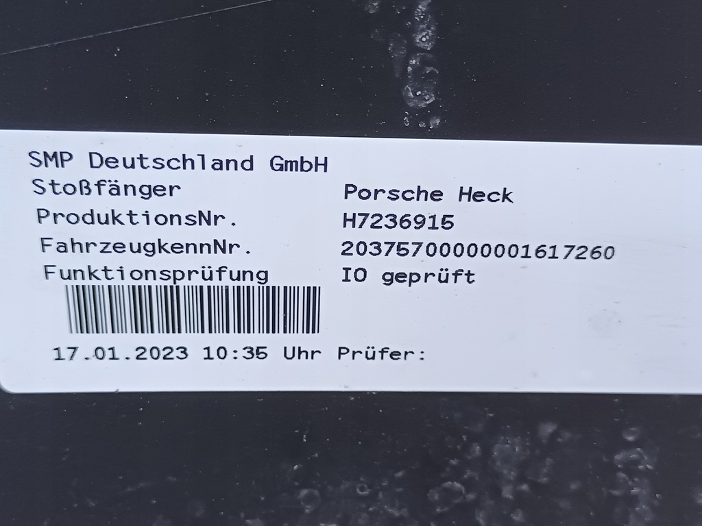 фото №14, Бампер задний porsche taycan cross turismo задняя 9j0