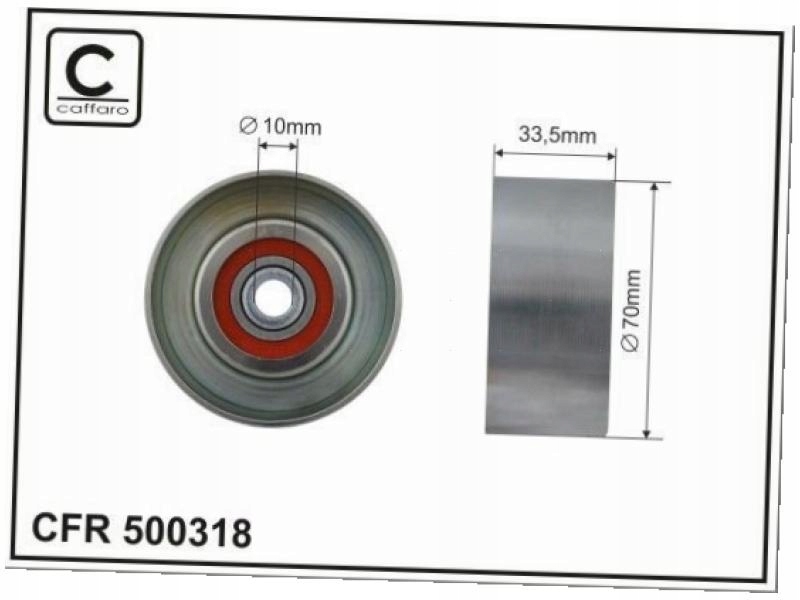 фото №2, Ролик натягувача ремінь клиновий lexus es 3.5 is ii 2.5 rx ii 3.5 iii 3.5