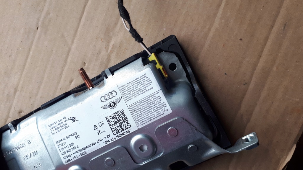 фото №9, A6 c7 4g подушка подушка безопасности коленная правая пассажир a7