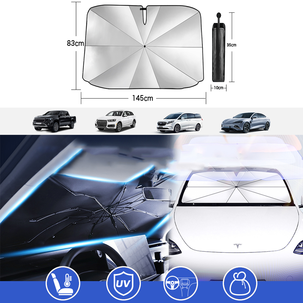 Зонт автомобильный с obracany кронштейн 360° i szkieletą с волокна угольный Цена