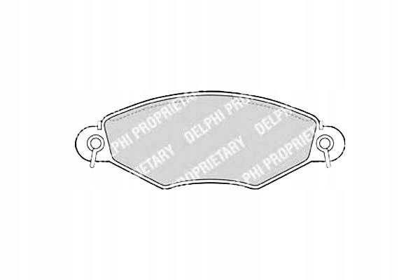 фото №1, Delphi тормозные колодки тормозные citroen xsara kia carnival