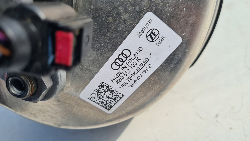 фото №5, Audi a4 b9 lift 19-24r усилитель тормозов тормозные 8w0612103k